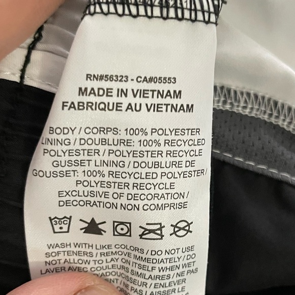 Nike Dri Fit Running Shorts Black/Grey Size Large - Picture 8 of 8